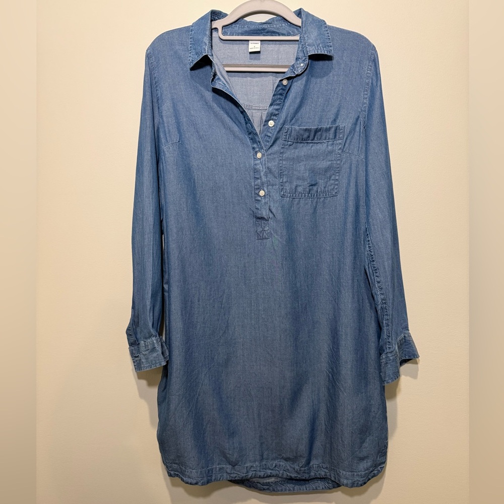 Women’s Lightweight Classic Denim Look Dress Timeless Look Size S